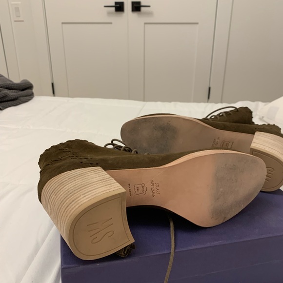 Stuart Weitzman Authentic Wallawalla Booties size 10 - Picture 3 of 4